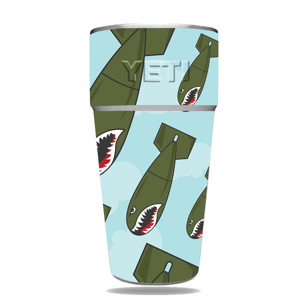 Picture of MightySkins YERAM26SI-Bombs Away Skin for Yeti Rambler 26 oz Stackable Cup - Bombs Away