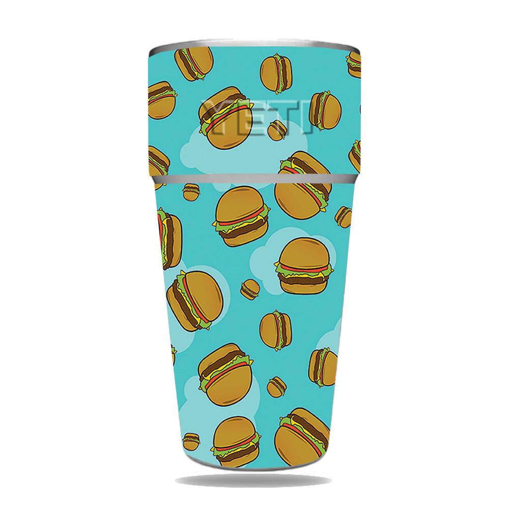 Picture of MightySkins YERAM26SI-Burger Heaven Skin for Yeti Rambler 26 oz Stackable Cup - Burger Heaven