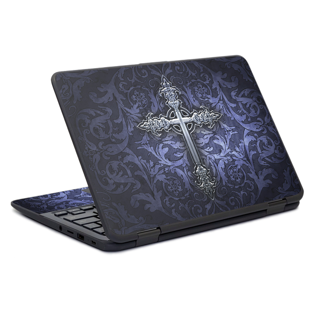 HPCH11G1-Gothic Cross Skin for HP Chromebook X360 11 in. G11 2017 - Gothic Cross -  MightySkins