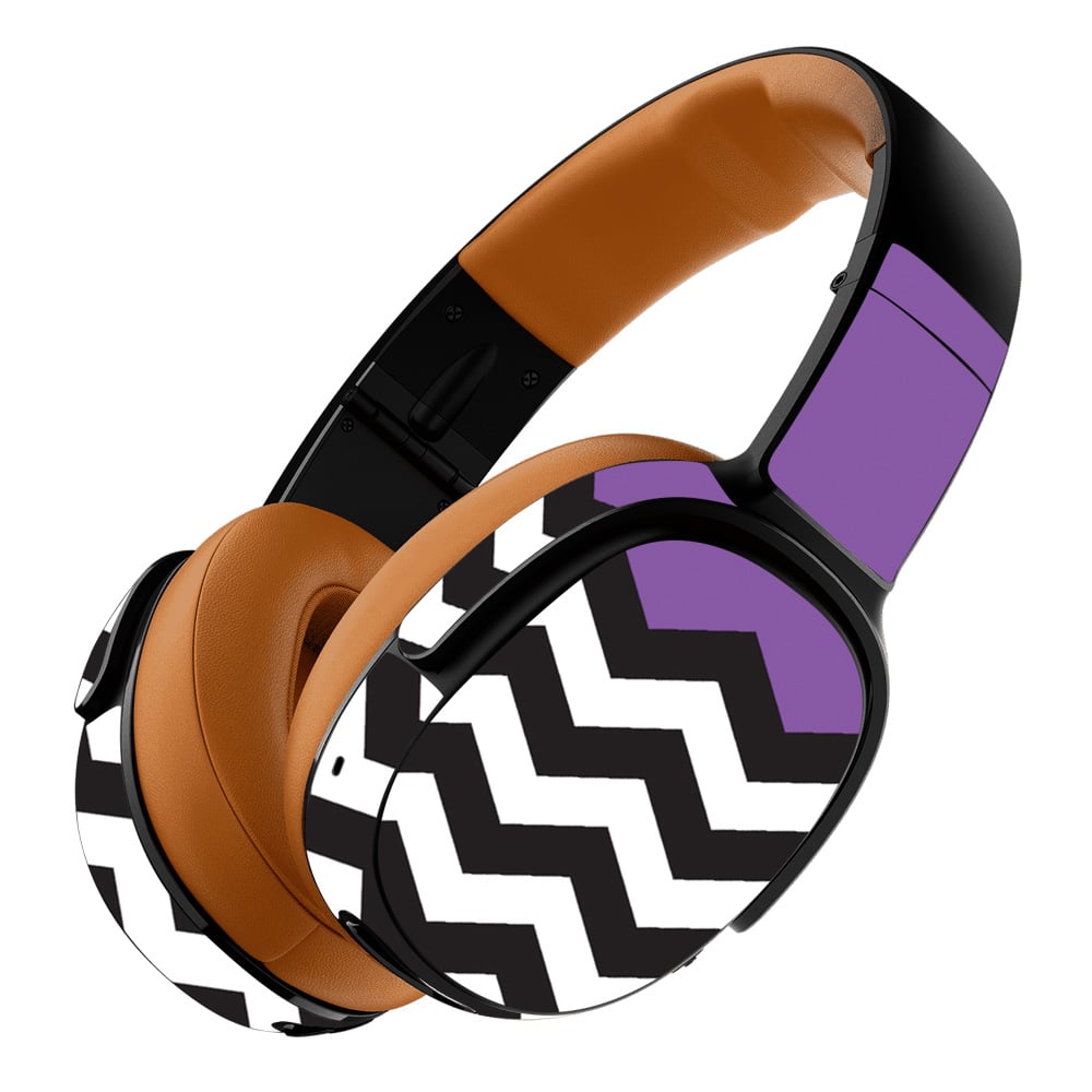 SKCR360-Purple Chevron Skin for Crusher 360 Wireless Headphones - Purple Chevron -  MightySkins