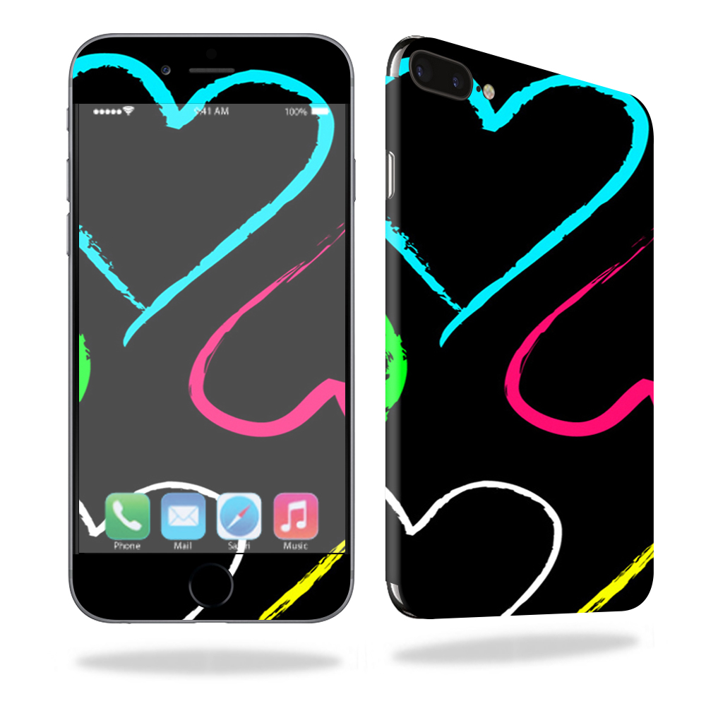 APIPH7PL-Hearts Skin for Apple iPhone 7 Plus - Hearts -  MightySkins