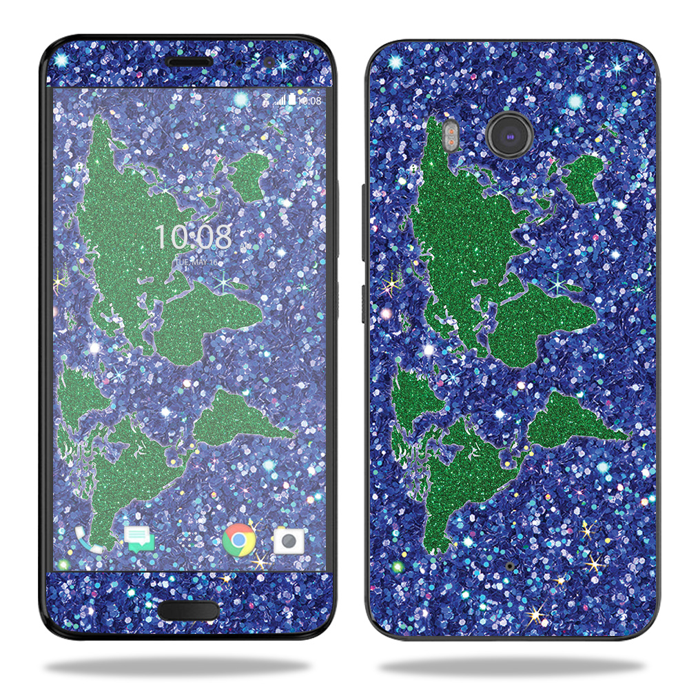Picture of MightySkins HTCU11-Bling World Skin for HTC U11 - Bling World