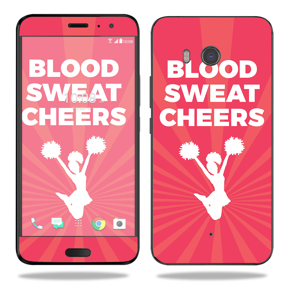 Picture of MightySkins HTCU11-Blood Sweat Cheers Skin for HTC U11 - Blood Sweat Cheers