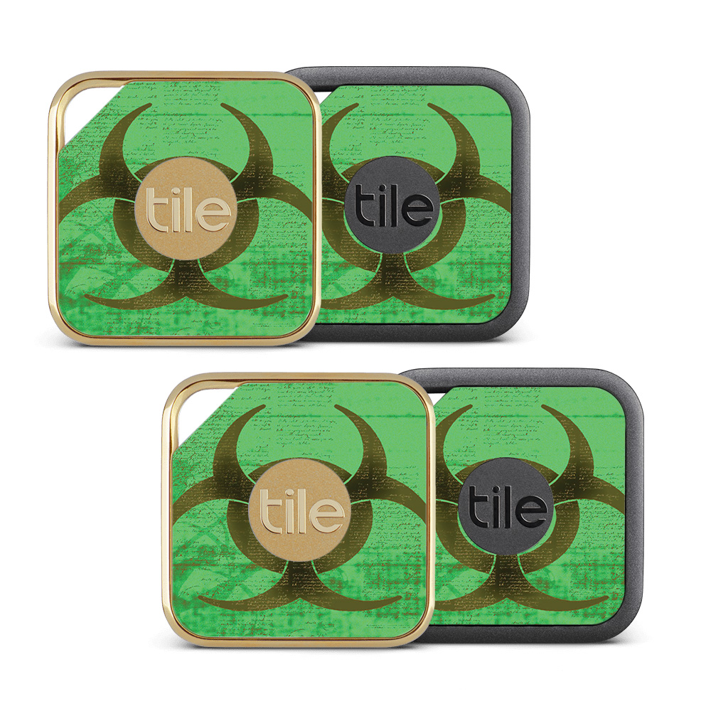 Picture of MightySkins TILEPRO-Biohazard Skin for Tile Pro Sport & Style Smart - Biohazard - Pack of 4