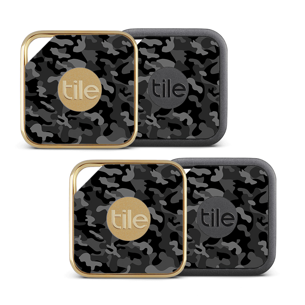 Picture of MightySkins TILEPRO-Black Camo Skin for Tile Pro Sport & Style Smart - Black Camo - Pack of 4