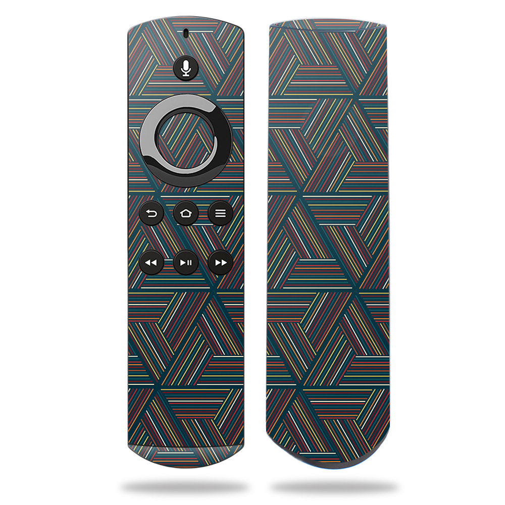 Picture of MightySkins AMFREM-Triangle Stripes Skin for Amazon Fire TV Remote - Triangle Stripes