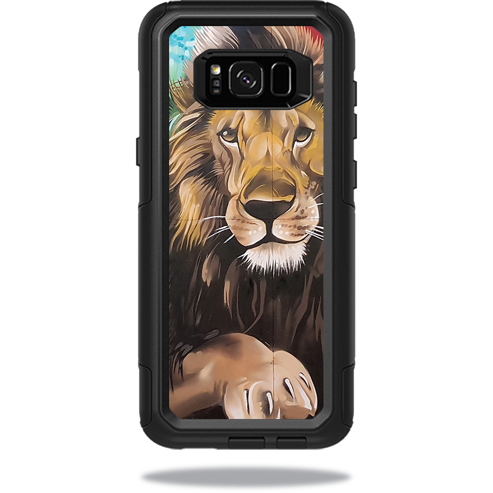 OTCSGS8PL-split lion Skin for Otterbox Commuter Samsung Galaxy S8 Plus Case - Split Lion -  MightySkins