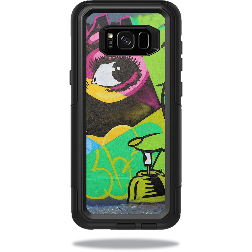 OTCSGS8PL-spray faces Skin for Otterbox Commuter Samsung Galaxy S8 Plus Case - Spray Faces -  MightySkins