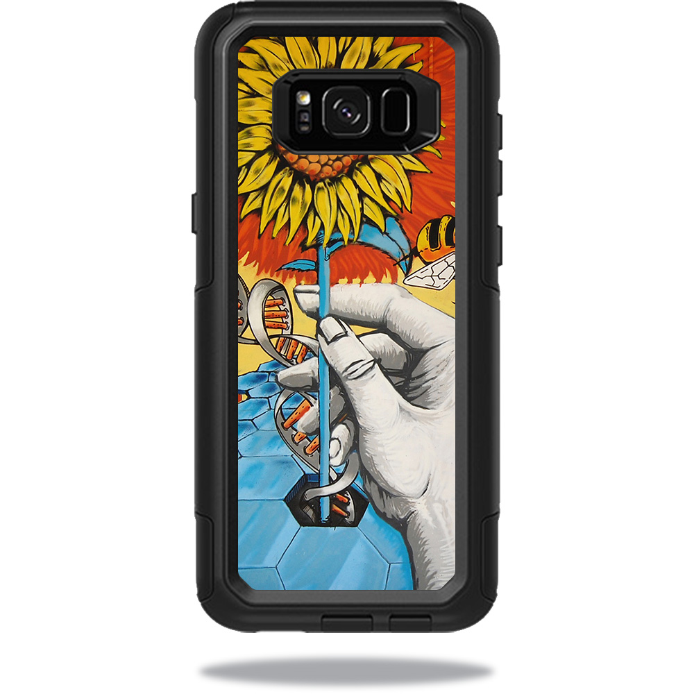 OTCSGS8PL-sunflower dna Skin for Otterbox Commuter Samsung Galaxy S8 Plus Case - Sunflower Dna -  MightySkins