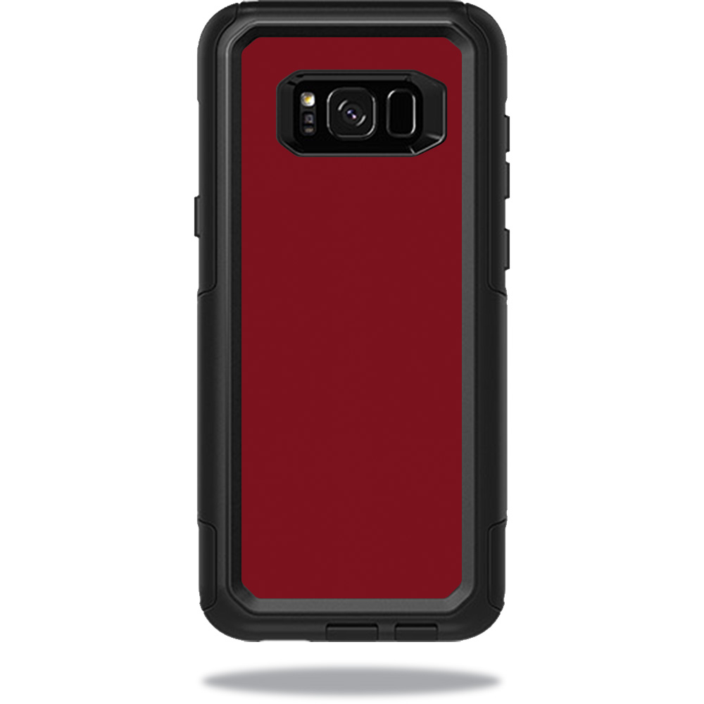 OTCSGS8PL-solid burgundy Skin for Otterbox Commuter Samsung Galaxy S8 Plus Case - Solid Burgundy -  MightySkins