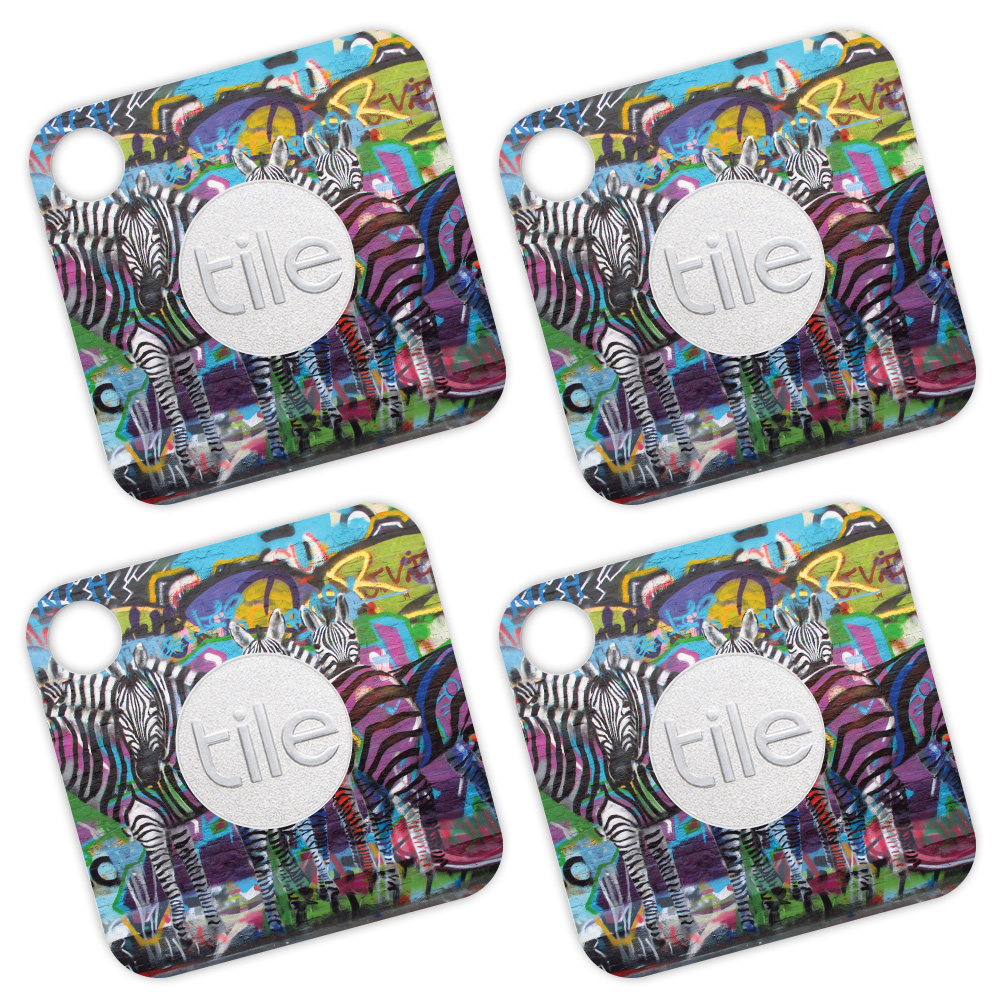 Picture of MightySkins TILEMATE-Zebra Gang Skin for Tile Mate - Zebra Gang