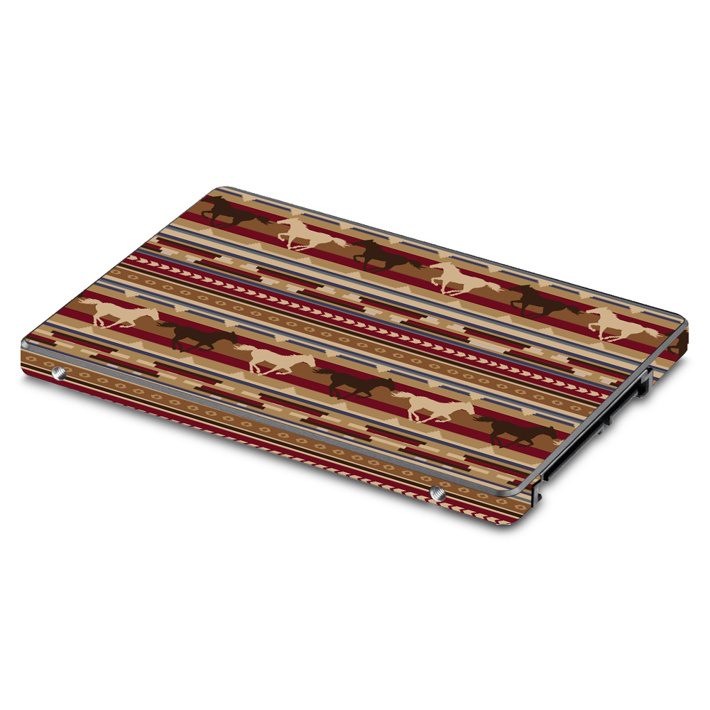 SA850EV-Western Horses Skin for Samsung 850 & 860 Evo 2.5 in. SSD - Western Horses -  MightySkins