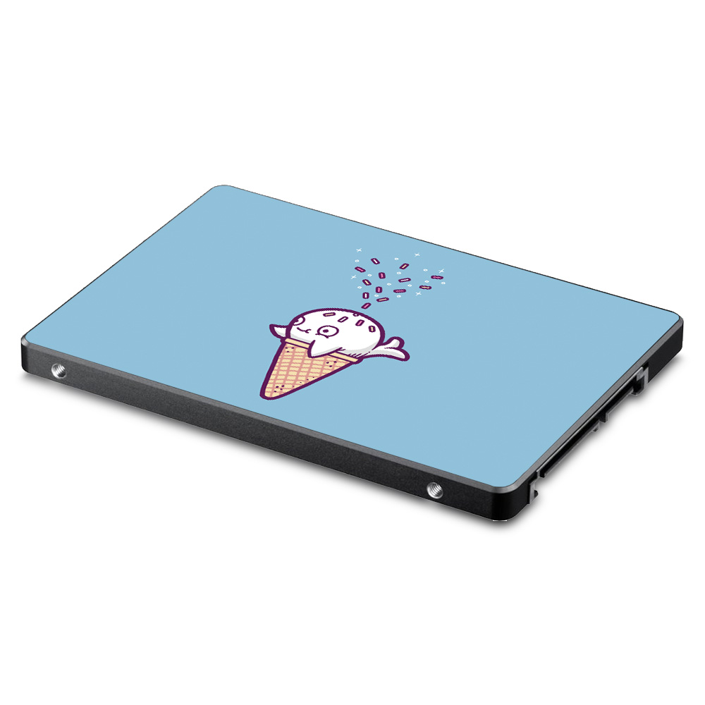 SA850EV-Whale Ice Cream Skin for Samsung 850 & 860 Evo 2.5 in. SSD - Whale Ice Cream -  MightySkins