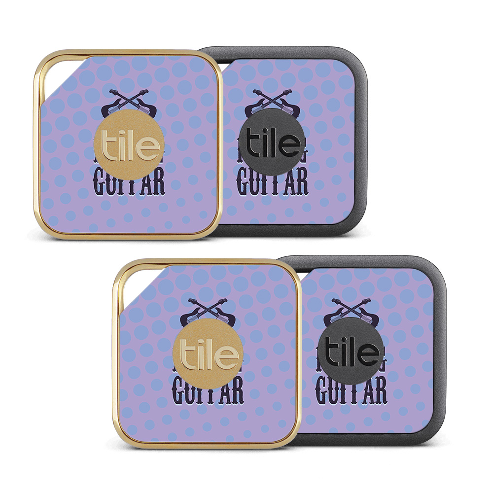 Picture of MightySkins TILEPRO-Playing Guitar Skin for Tile Pro Sport & Style Smart - Playing Guitar - Pack of 4