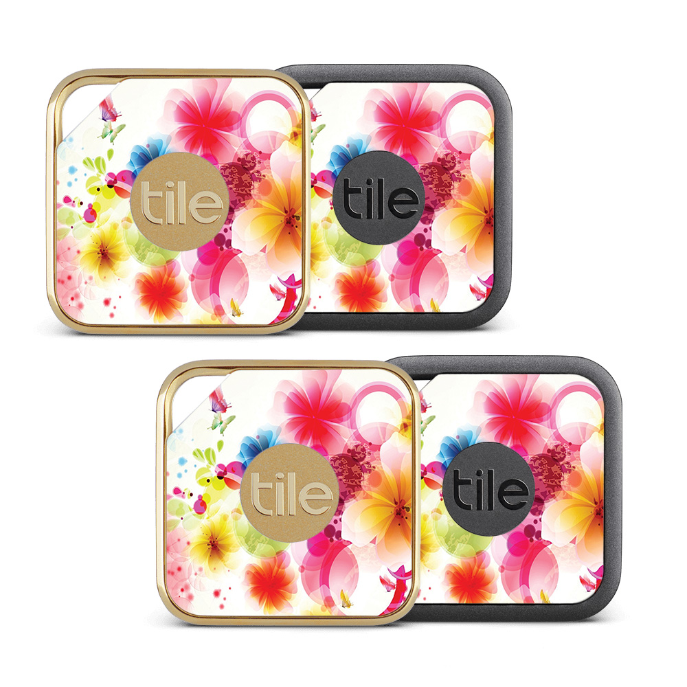 Picture of MightySkins TILEPRO-Pollinate Skin for Tile Pro Sport & Style Smart - Pollinate - Pack of 4