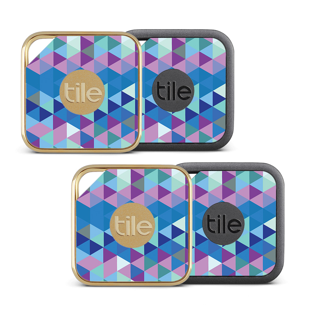 Picture of MightySkins TILEPRO-Purple Kaleidoscope Skin for Tile Pro Sport & Style Smart - Purple Kaleidoscope - Pack of 4