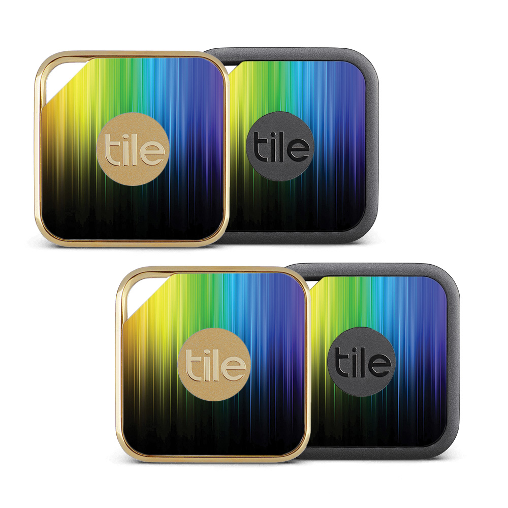Picture of MightySkins TILEPRO-Rainbow Streaks Skin for Tile Pro Sport & Style Smart - Rainbow Streaks - Pack of 4
