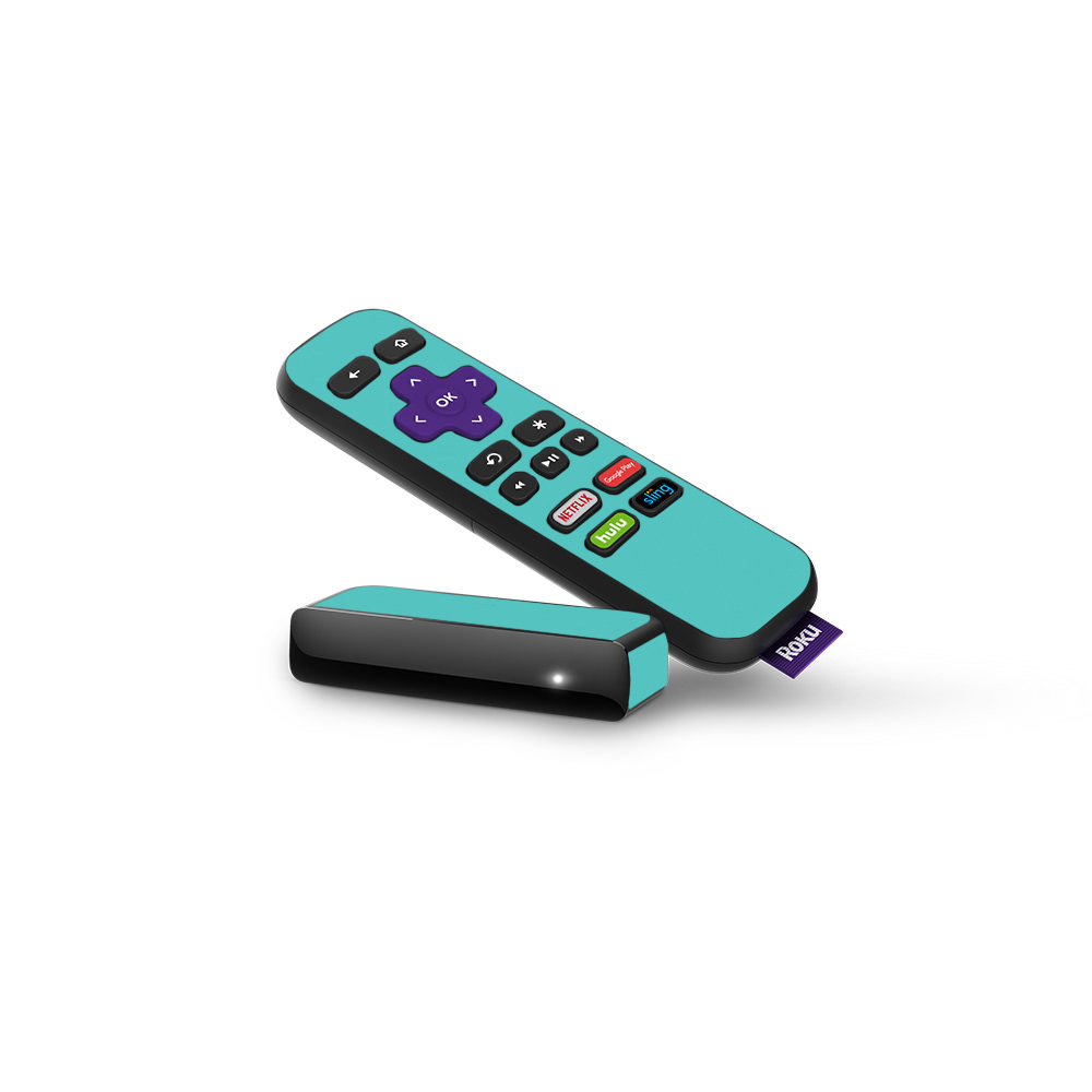 ROEXP-Solid Turquoise Skin for Roku Express Remote - Solid Turquoise -  MightySkins