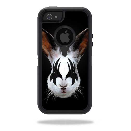 OTDIP5-Rock N Roll Bunny Skin for Otterbox Defender iPhone 5S Case - Rock N Roll Bunny -  MightySkins