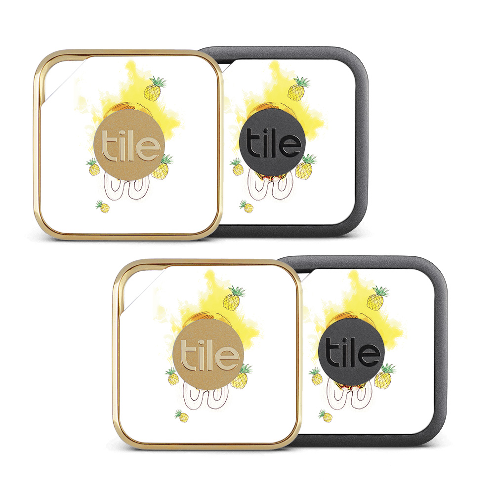 Picture of MightySkins TILEPRO-March Pineapple Skin for Tile Pro Sport & Style Smart - March Pineapple - Pack of 4