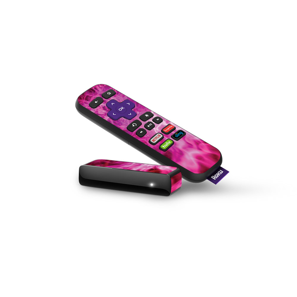 ROEXP-Red Mystic Flames Skin for Roku Express Remote - Red Mystic Flames -  MightySkins