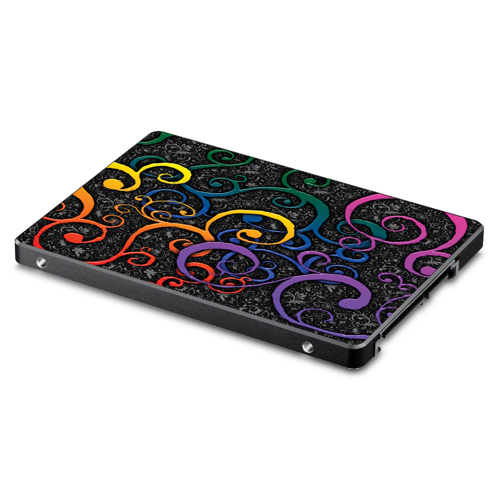 SA850EV-Color Swirls Skin for Samsung 850 & 860 Evo 2.5 in. SSD - Color Swirls -  MightySkins