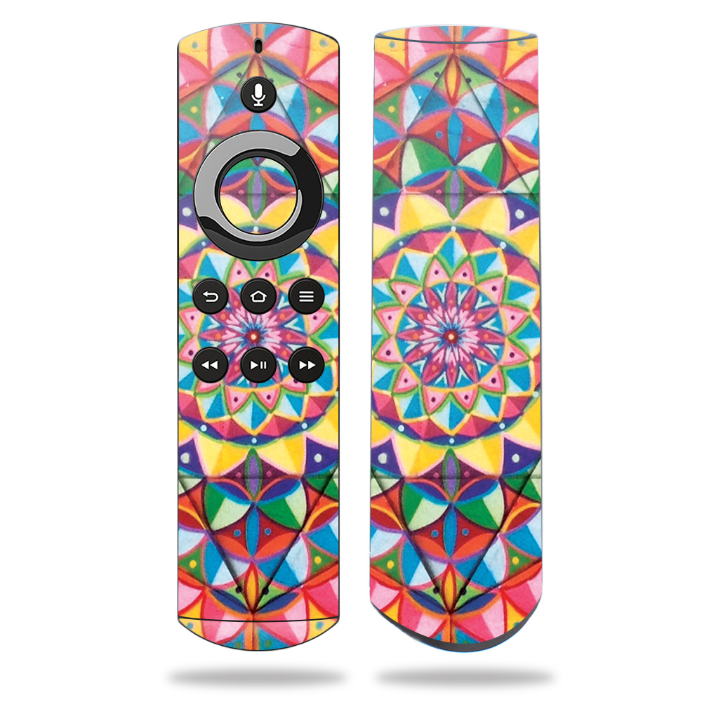 AMFREM-Rainbow Kaleidoscope Skin for Amazon Fire TV Remote - Rainbow Kaleidoscope -  MightySkins