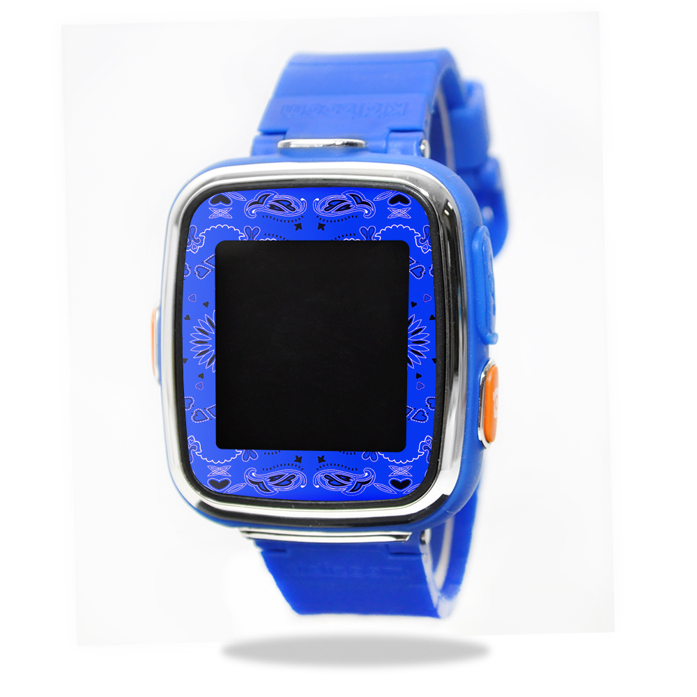 VTKIDX-Blue Bandana Skin for VTech Kidizoom Smartwatch DX Wrap Cover Sticker - Blue Bandana -  MightySkins