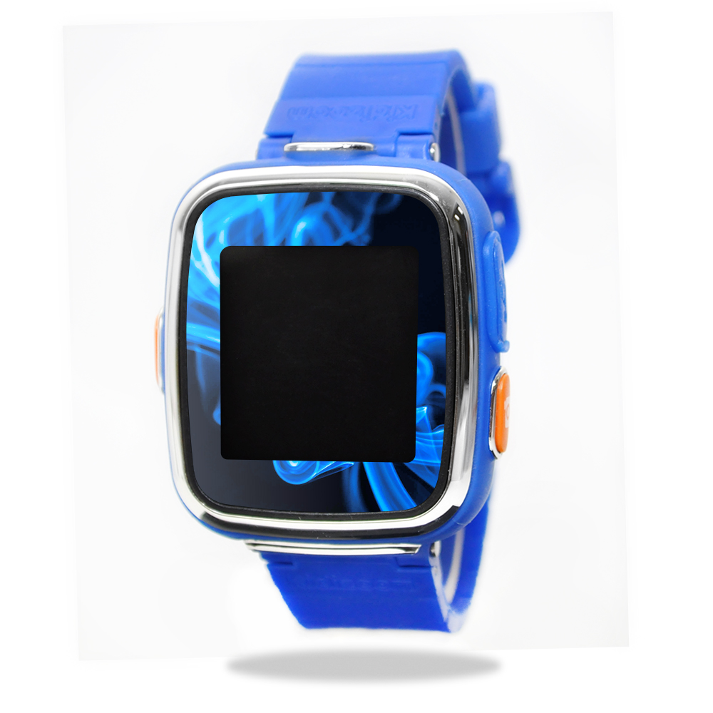 VTKIDX-Blue Flames Skin for VTech Kidizoom Smartwatch DX Wrap Cover Sticker - Blue Flames -  MightySkins