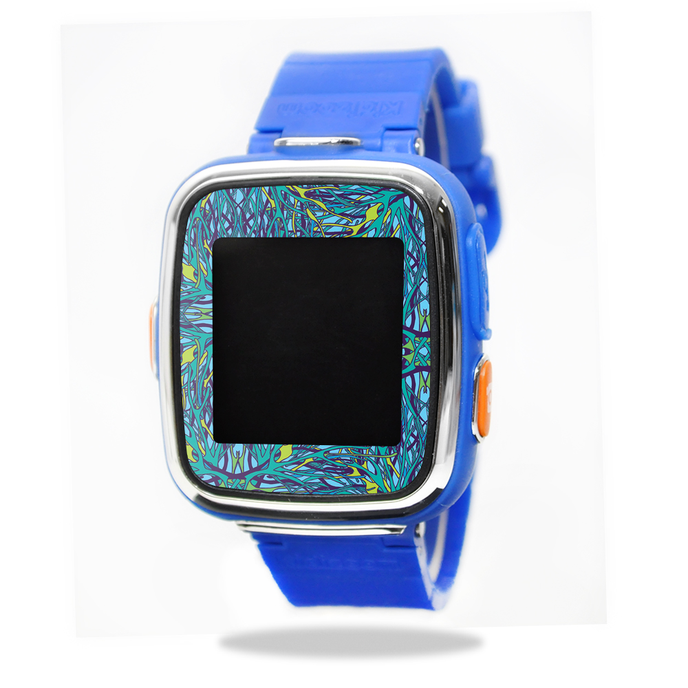VTKIDX-Blue Veins Skin for VTech Kidizoom Smartwatch DX Wrap Cover Sticker - Blue Veins -  MightySkins