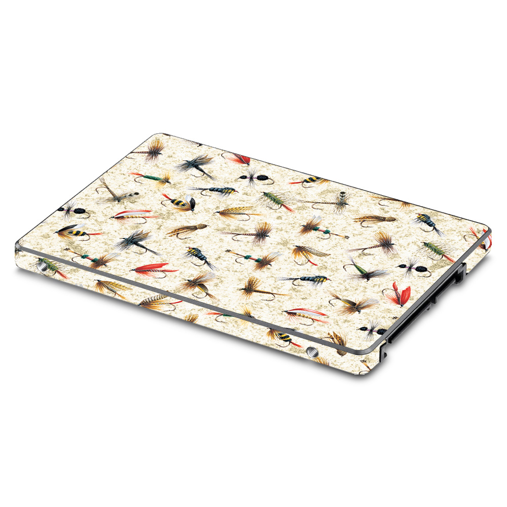 SA850EV-Fishing Flies Skin for Samsung 850 & 860 Evo 2.5 in. SSD - Fishing Flies -  MightySkins