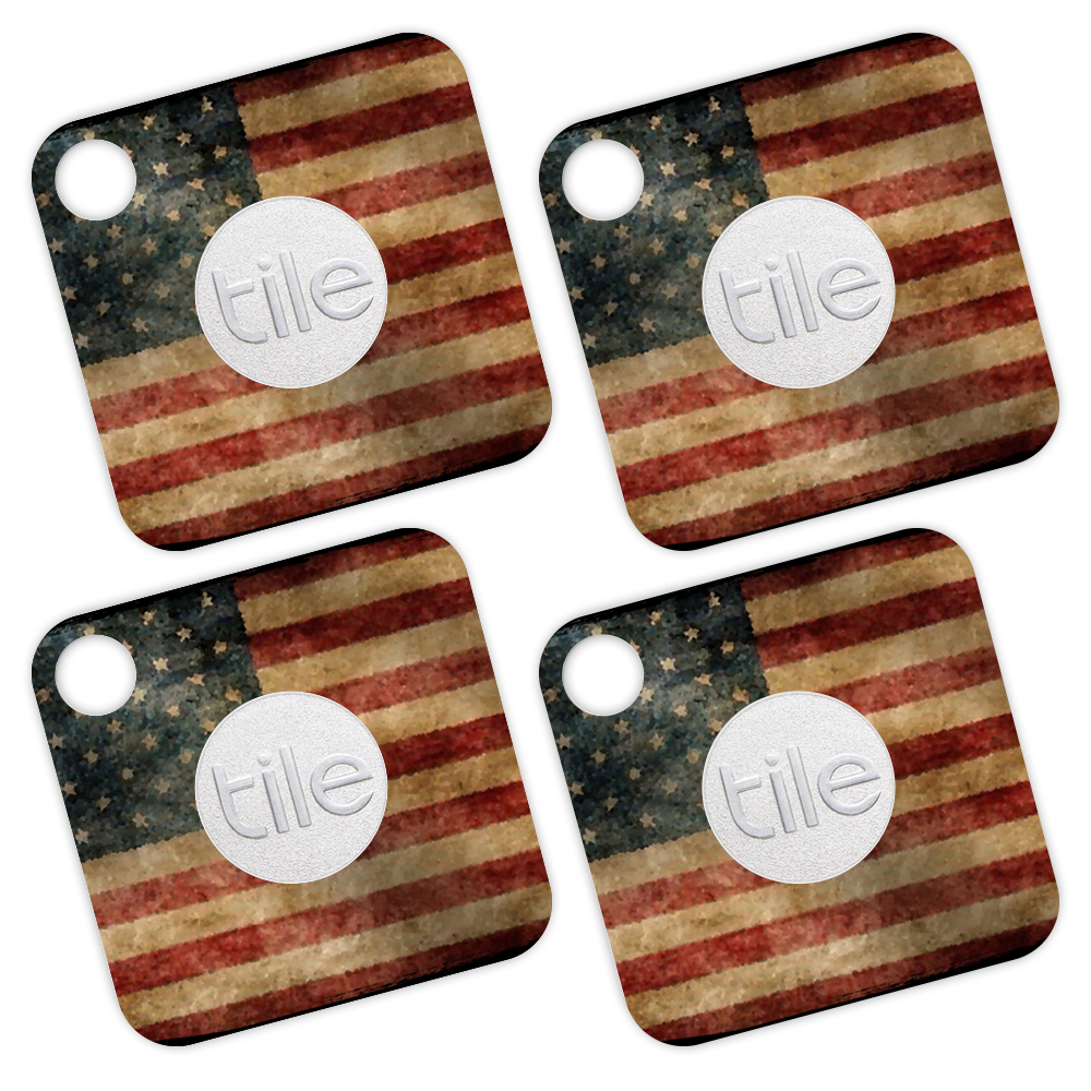 Picture of MightySkins TILEMATE-Vintage Flag Skin for Tile Mate - Vintage Flag