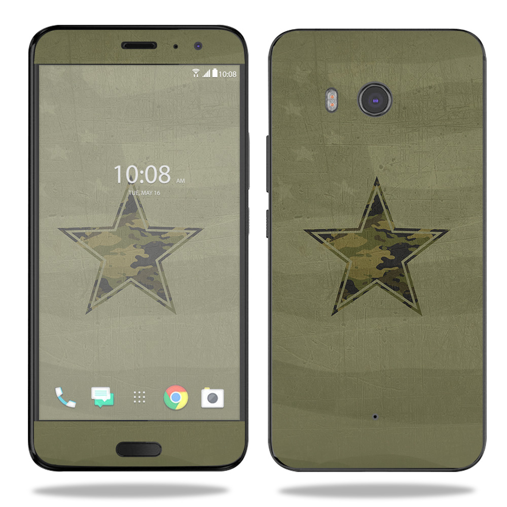 Picture of MightySkins HTCU11-Army Star Skin for HTC U11 - Army Star