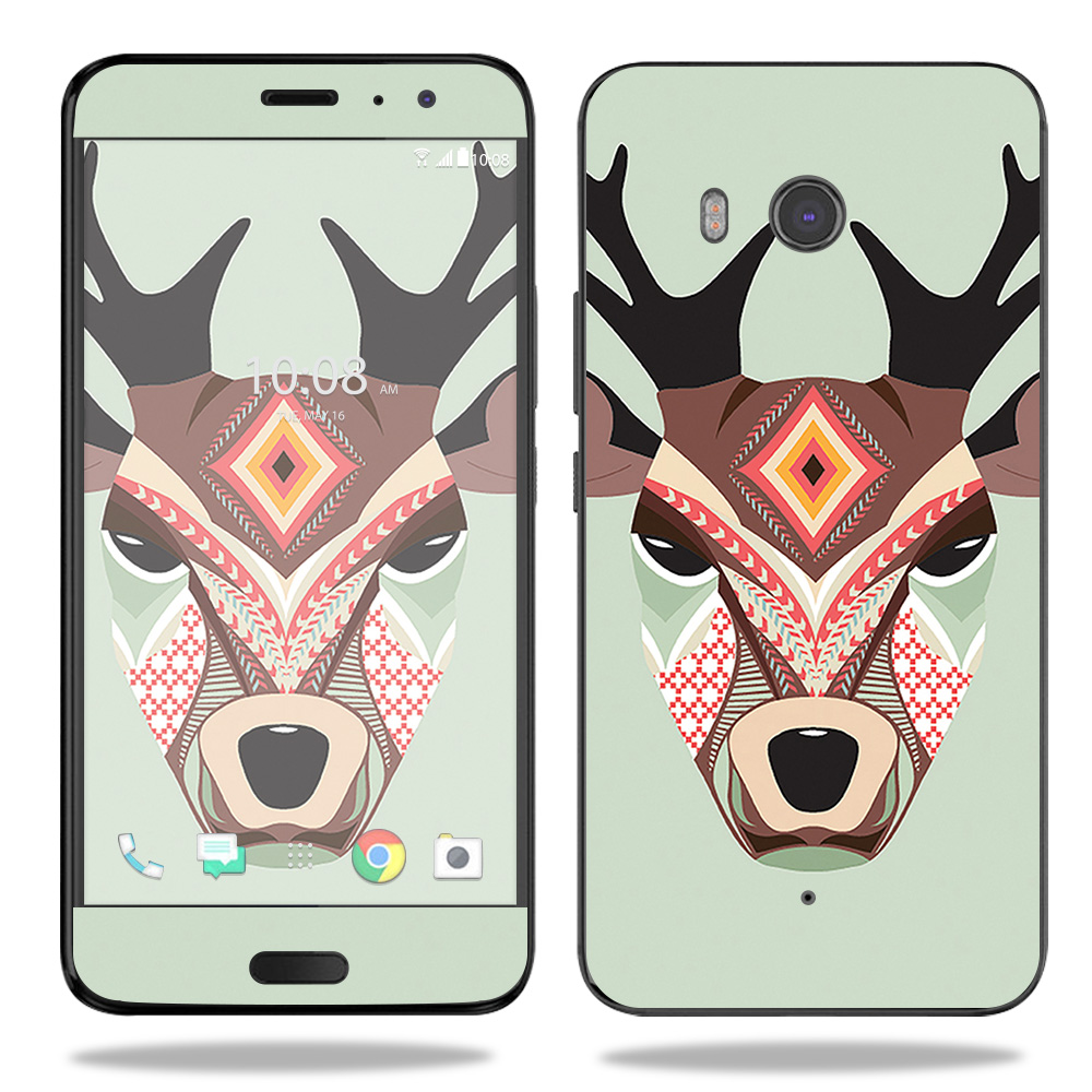 Picture of MightySkins HTCU11-Aztec Deer Skin for HTC U11 - Aztec Deer