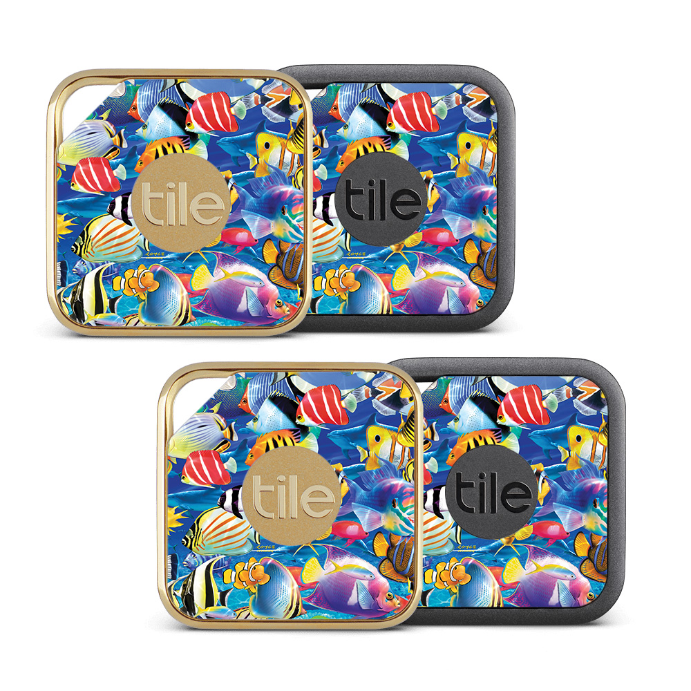 Picture of MightySkins TILEPRO-Tropical Fish Skin for Tile Pro Sport & Style Smart - Tropical Fish - Pack of 4