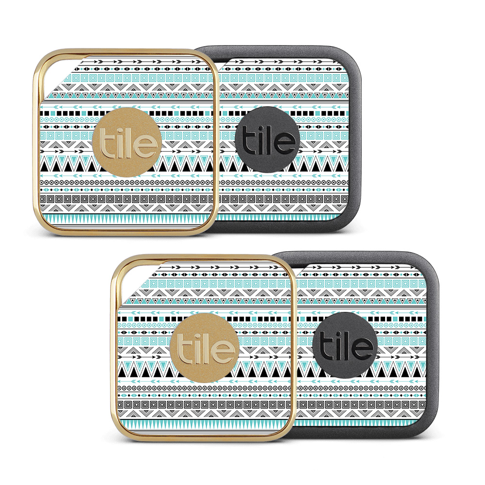 Picture of MightySkins TILEPRO-Turquoise Tribal Skin for Tile Pro Sport & Style Smart - Turquoise Tribal - Pack of 4