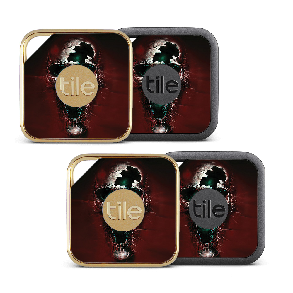 Picture of MightySkins TILEPRO-Wicked Skull Skin for Tile Pro Sport & Style Smart - Wicked Skull - Pack of 4