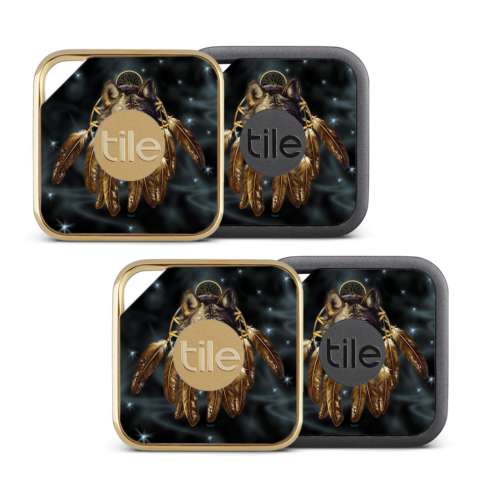 Picture of MightySkins TILEPRO-Wolf Dreams Skin for Tile Pro Sport & Style Smart - Wolf Dreams - Pack of 4