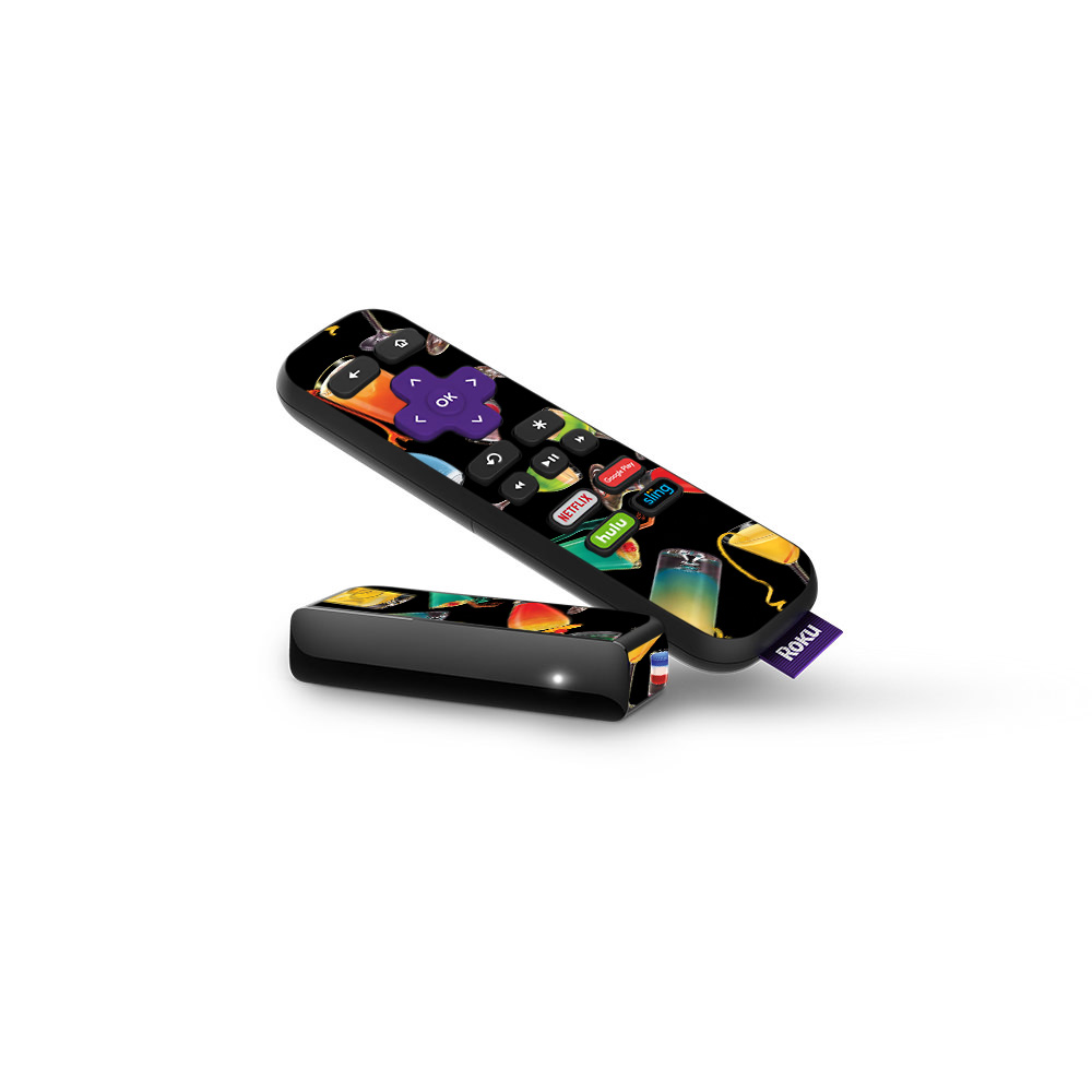 ROEXP-Cocktail Therapy Skin for Roku Express Remote - Cocktail Therapy -  MightySkins