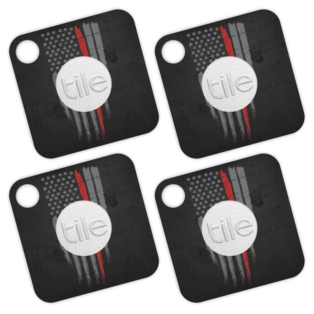 Picture of MightySkins TILEMATE-Thin Red Line Skin for Tile Mate - Thin Red Line