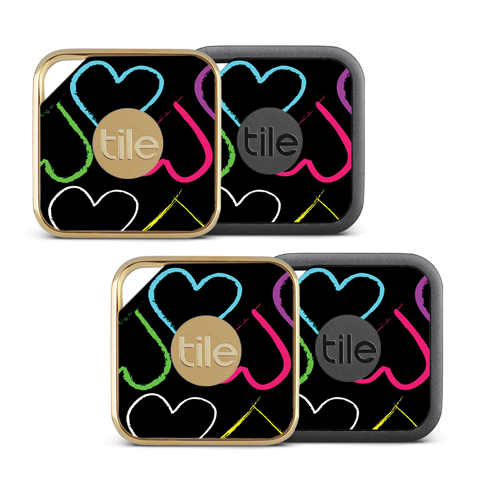 Picture of MightySkins TILEPRO-Hearts Skin for Tile Pro Sport & Style Smart - Hearts - Pack of 4