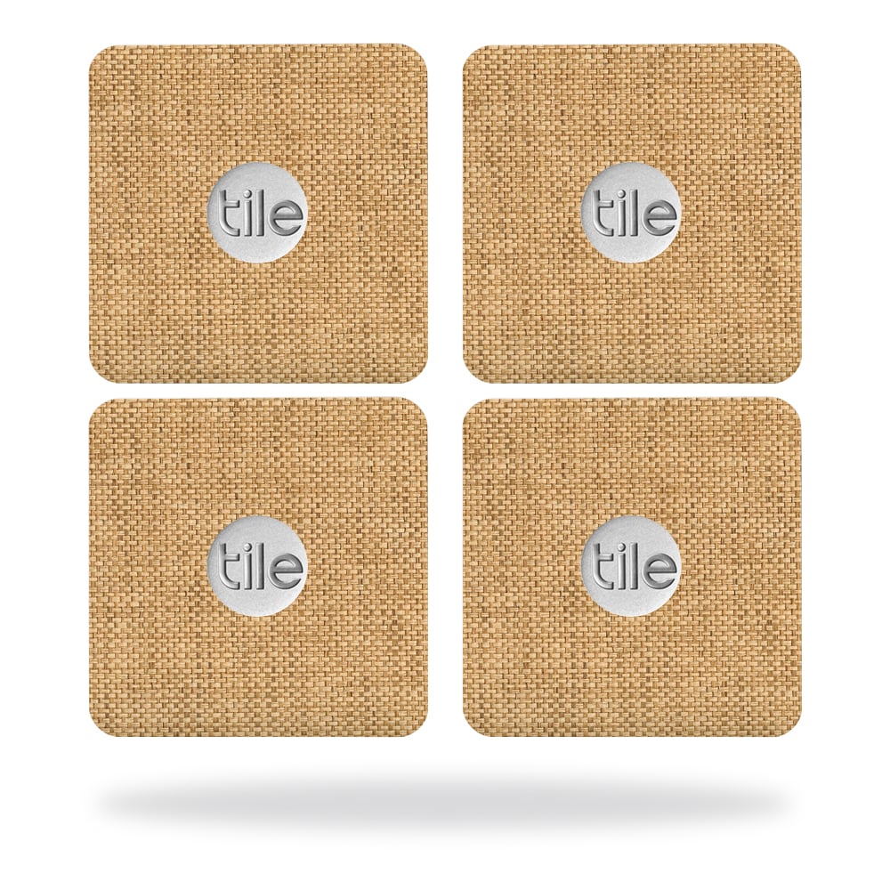 Picture of MightySkins TILESL2-Wood Weave Skin for Tile Slim Key Finder Wrap Cover Sticker - Wood Weave - Pack of 4