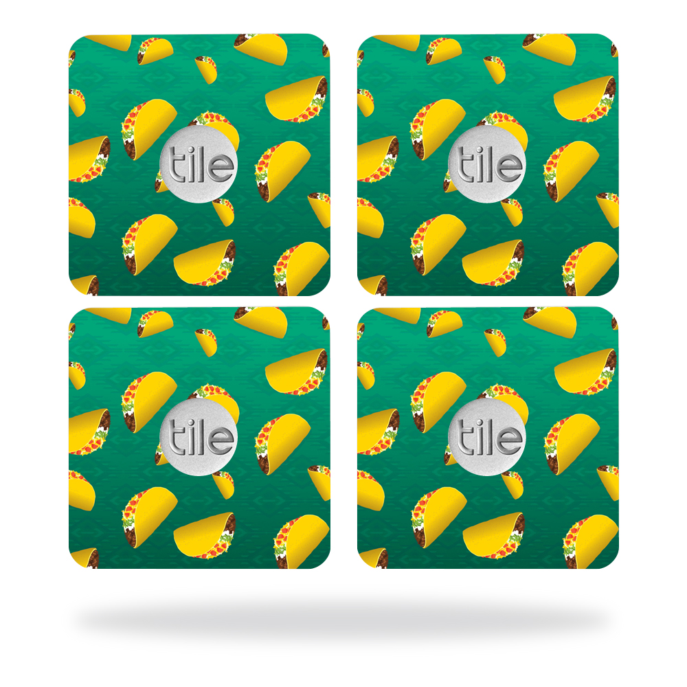 Picture of MightySkins TILESL2-Tacos Skin for Tile Slim Key Finder Wrap Cover Sticker - Tacos - Pack of 4