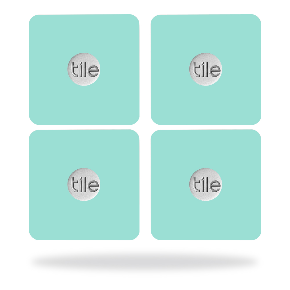 Picture of MightySkins TILESL2-Solid Seafoam Skin for Tile Slim Key Finder Wrap Cover Sticker - Solid Seafoam - Pack of 4