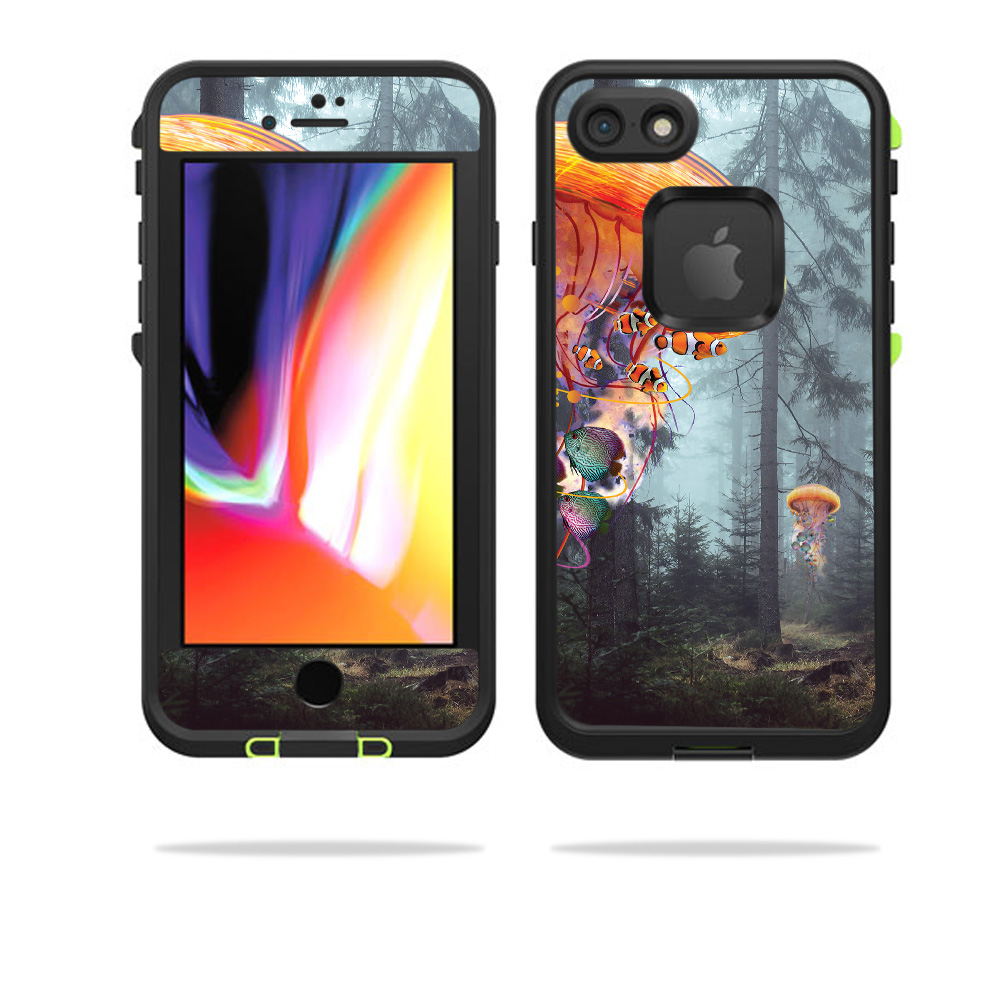 LIFIP8-Electric Jellyfish Skin for Lifeproof Fre for iPhone SE 2020 7 & 8 - Electric Jellyfish -  MightySkins