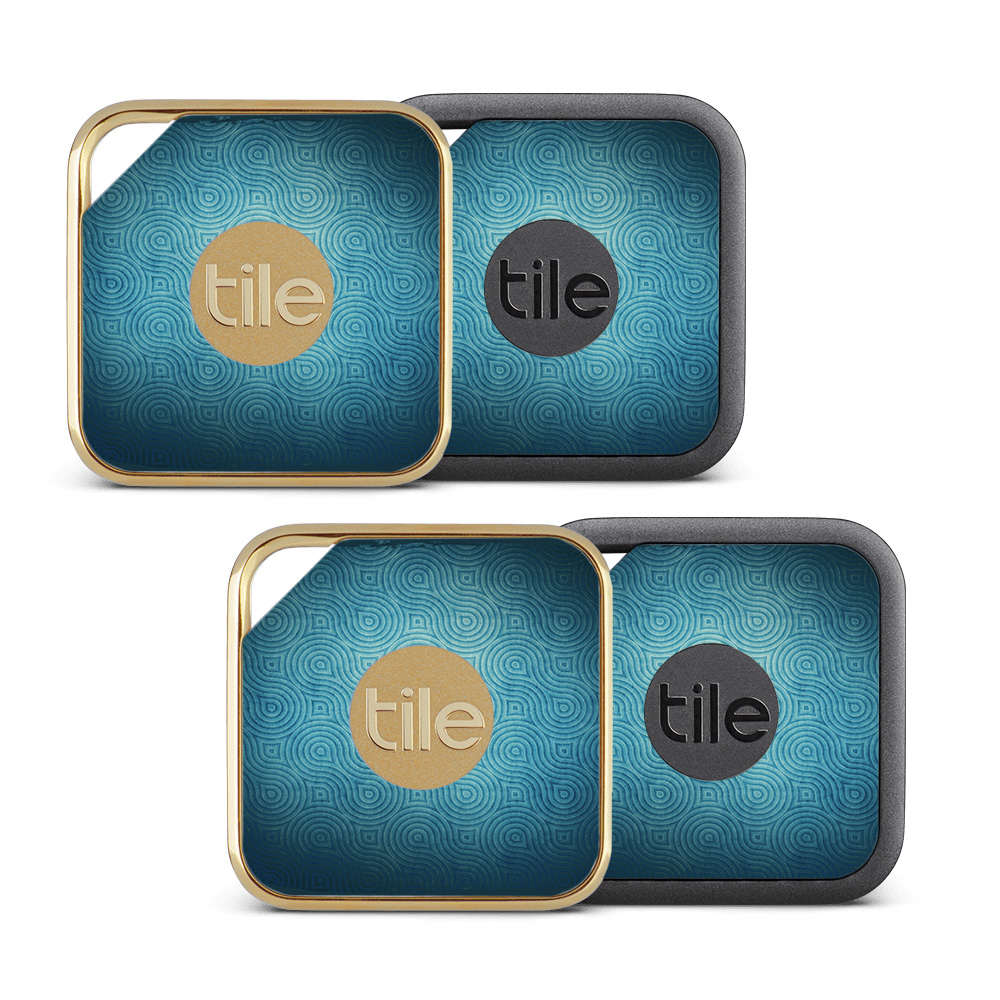 Picture of MightySkins TILEPRO-Blue Swirls Skin for Tile Pro Sport & Style Smart - Blue Swirls - Pack of 4