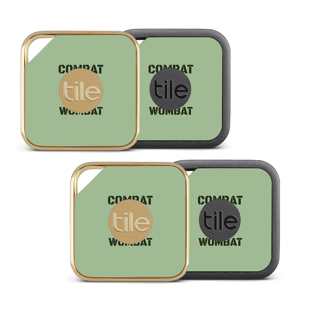 Picture of MightySkins TILEPRO-Combat Wombat Skin for Tile Pro Sport & Style Smart - Combat Wombat - Pack of 4