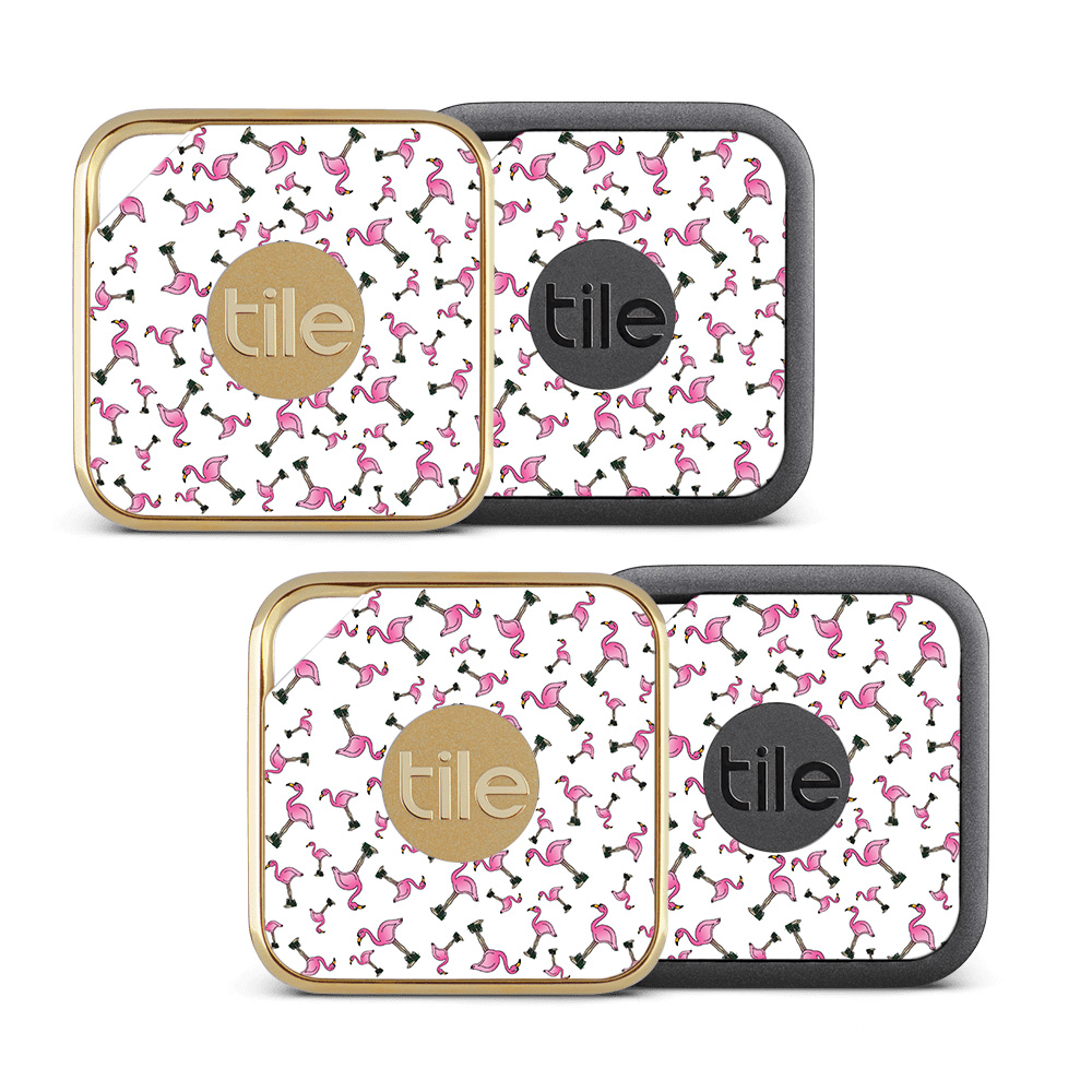 Picture of MightySkins TILEPRO-Cool Flamingo Skin for Tile Pro Sport & Style Smart - Cool Flamingo - Pack of 4