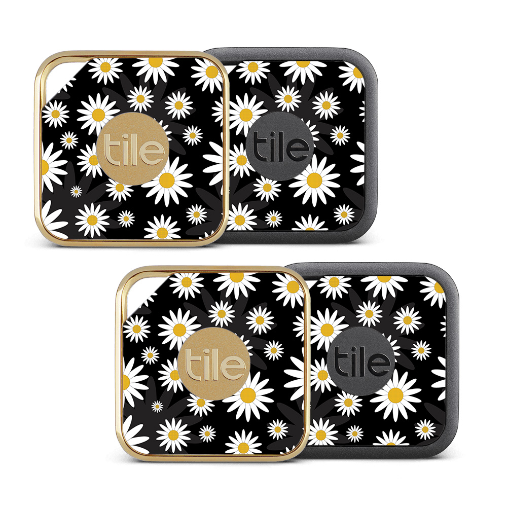 Picture of MightySkins TILEPRO-Daisies Skin for Tile Pro Sport & Style Smart - Daisies - Pack of 4