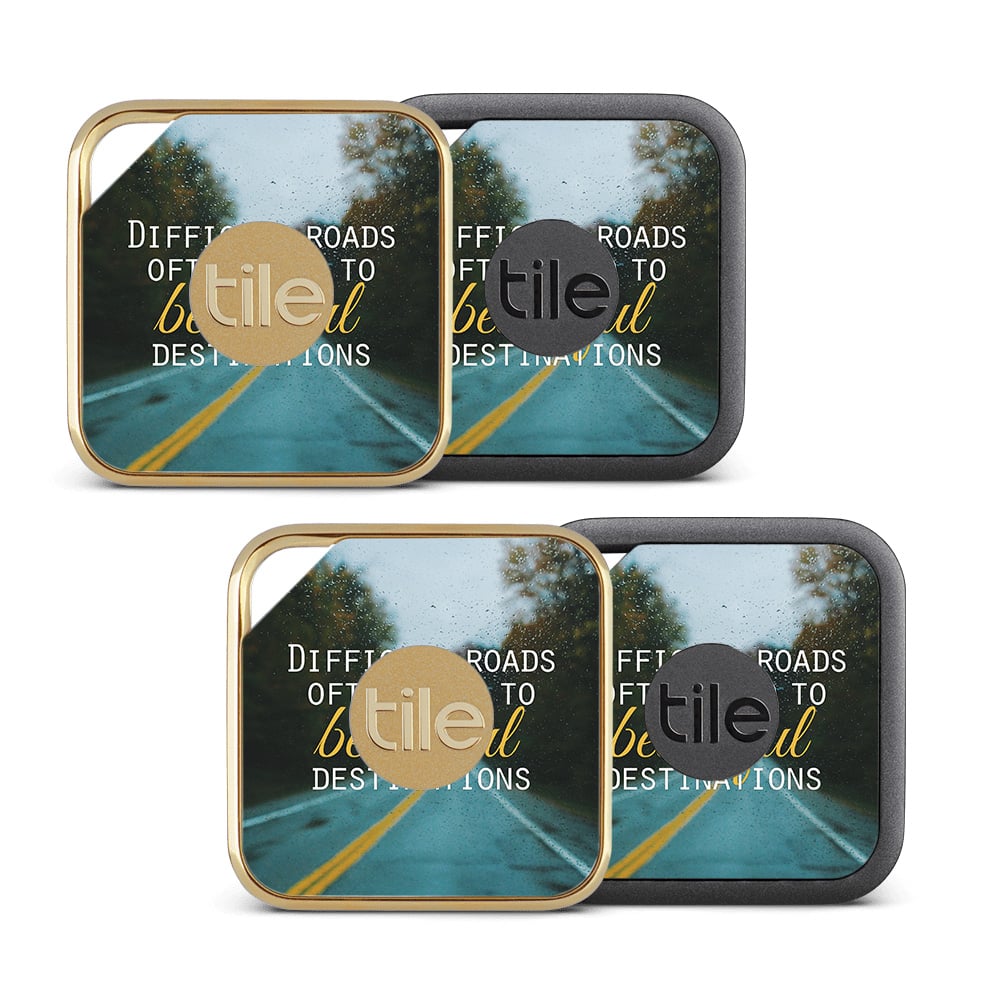Picture of MightySkins TILEPRO-Difficult Roads Skin for Tile Pro Sport & Style Smart - Difficult Roads - Pack of 4